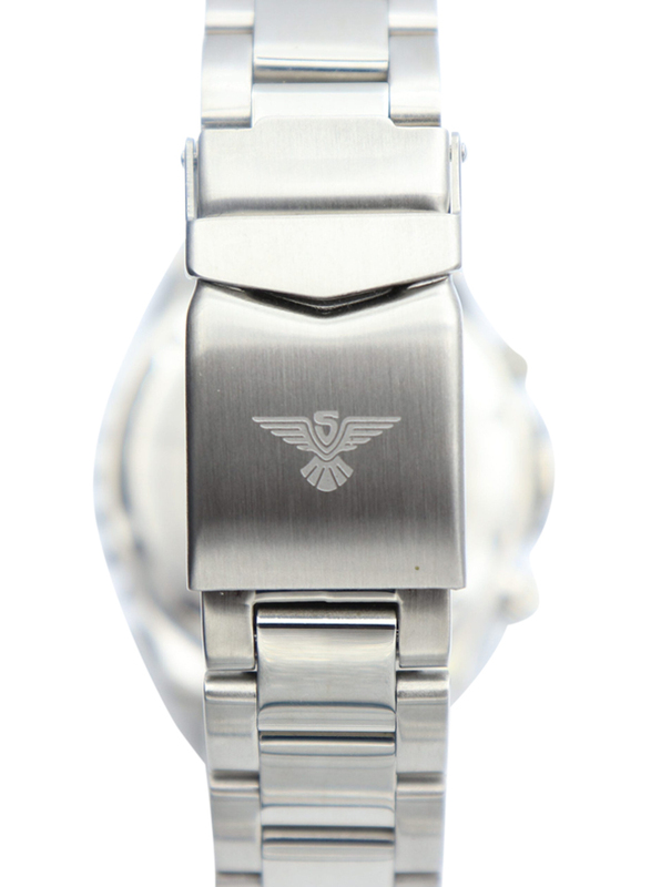 Spectrum Explorer Analog Watch for Men, with Stainless Steel Band and Chronograph, S92988M-4, Silver-Black