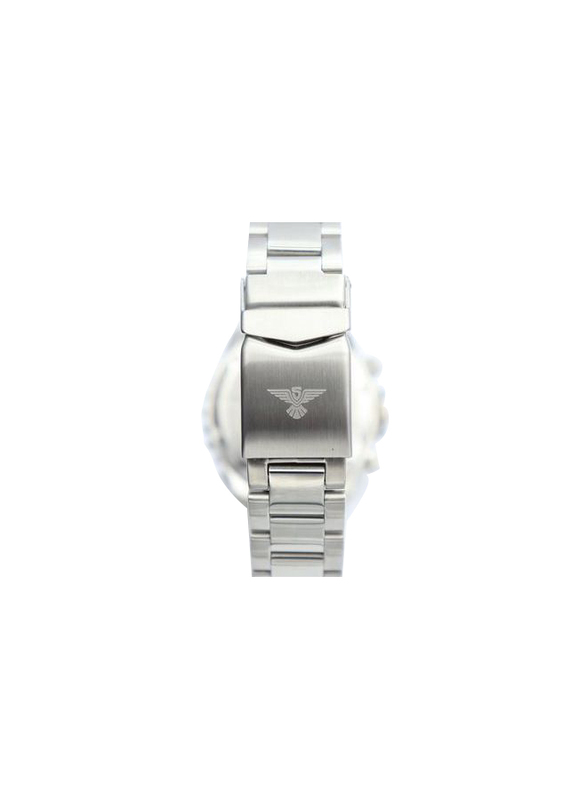 Spectrum Explorer Analog Watch for Men, with Stainless Steel Band and Chronograph, S92988M, Silver-Black