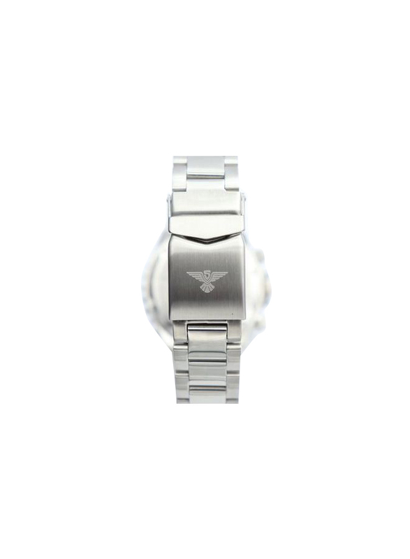 Spectrum Explorer Analog Watch for Men, with Stainless Steel Band and Chronograph, S92988M, Silver-White/Silver