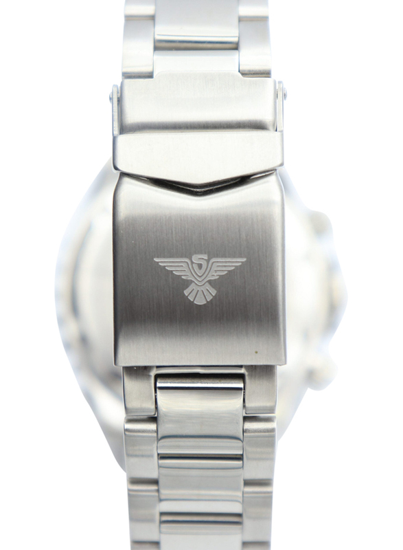 Spectrum Explorer Analog Watch for Men, with Stainless Steel Band and Chronograph, S92988M-3, Silver-White/Silver