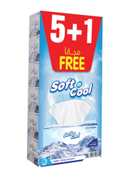 Soft N Cool Facial Tissue, 6 Boxes x 200 Sheets x 2 Ply