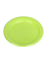 Hotpack 25-Piece 9-inch Plastic Round Plate Set, Multicolour