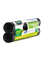 Hotpack Twin Pack Garbage Roll, 2 Pieces, 30 Bags x 55 Gallon