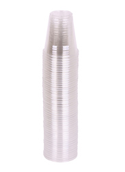 Hotpack 6oz 50-Piece Plastic Disposable Cup Set, CG6, Clear
