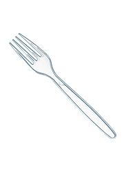Hotpack 50-Piece Plastic Fork Set, CPF, Clear