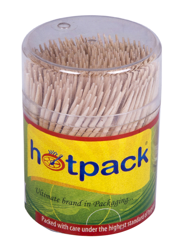 Hotpack Wooden Toothpick, 400 Pieces