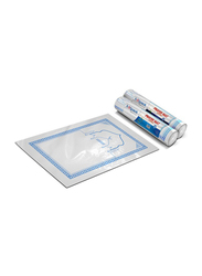 Hotpack 50-Pieces Disposable Prayer Mat Set, 60 x 115cm, White