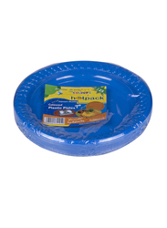 Hotpack 25-Piece 7-inch Plastic Round Plate Set, Multicolour