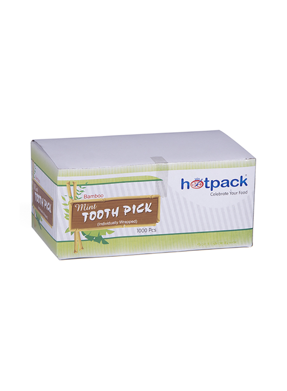 Hotpack Mint Toothpick, 1000 Pieces