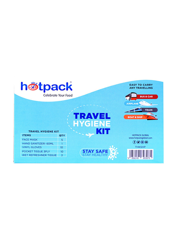 Hotpack Travel Hygiene Kit, One Size