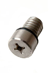 Generic SUP Vent Stainless Steel Screw, M10, Silver