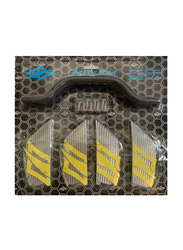 Naish 5.0 Glass TT FIN & Handle Set, Multicolour