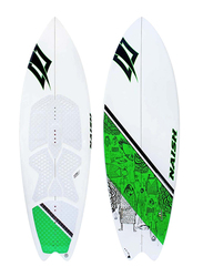 Naish Fish 2014 Directional Kitesurfing Board, 5.6 Inch, White/Green