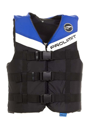 Prolimit Nylon 3-Buckle Vest, Medium, Blue/Black/White