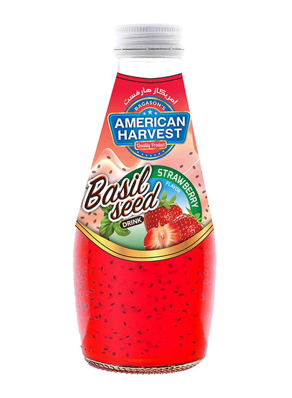 

American Harvest Strawberry Basil Seed Drink, 290ml