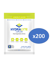 Hydrolyte Lemon Flavor Electrolyte Powder Hydration Drink Mix, 200 Sachets x 20g