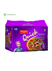 Wai Wai Chicken Pizza Noodles, 5 Pieces x 75g