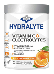 Hydralyte Zesty Orange Flavor Vitamin C + Electrolyte Powder Sports Drink Mix Jar, 200g