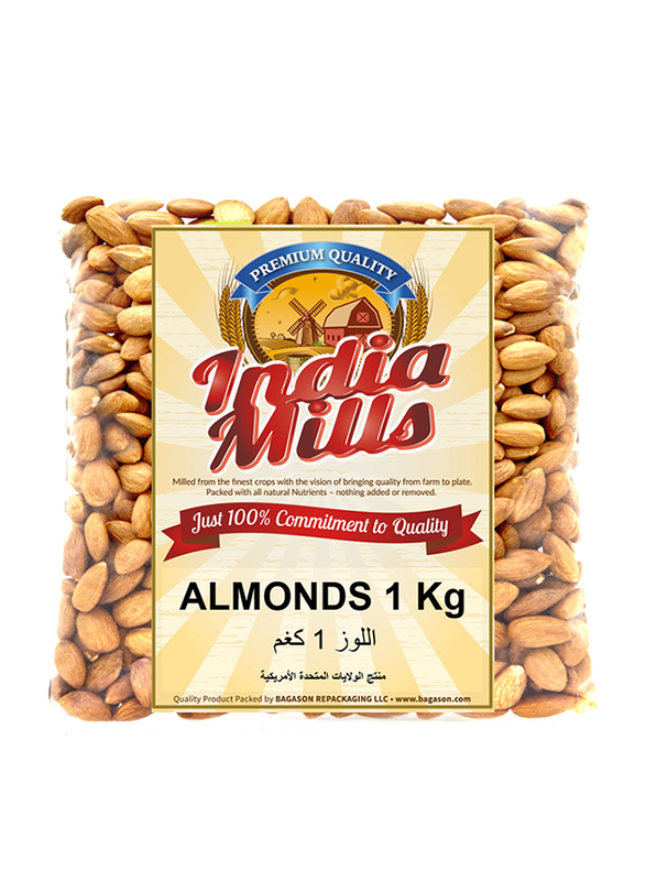 India Mills Almonds, 1 Kg