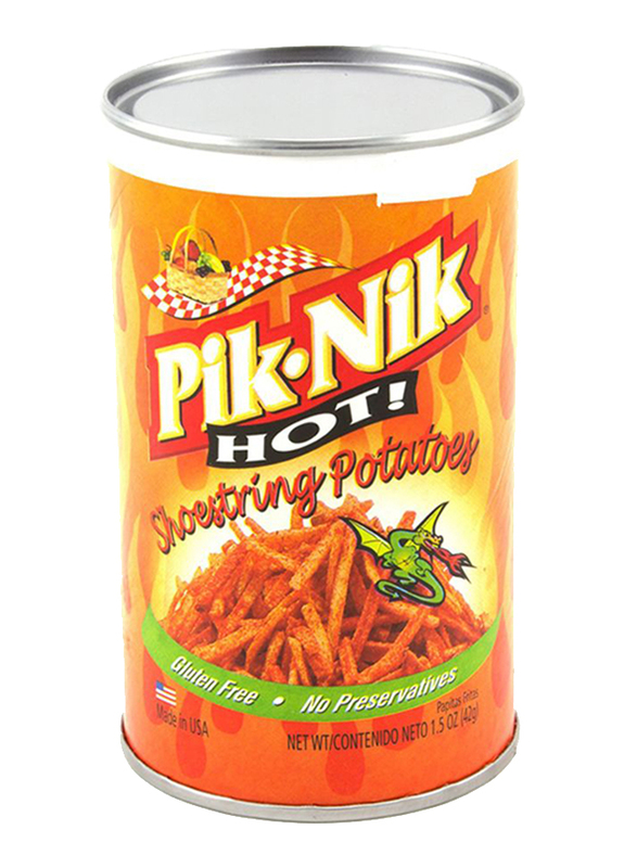 

Pik-Nik Hot Shoestring Potatoes Crisps, 42gm