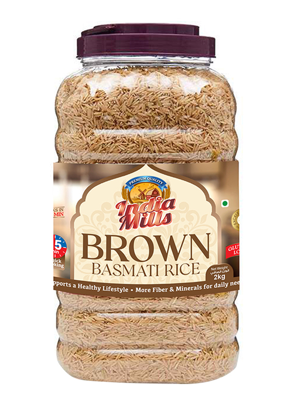 

India Mills Brown Basmati Rice, 2Kg