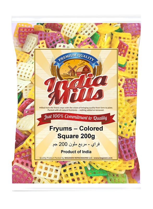 India Mills Fryums Square, 200g