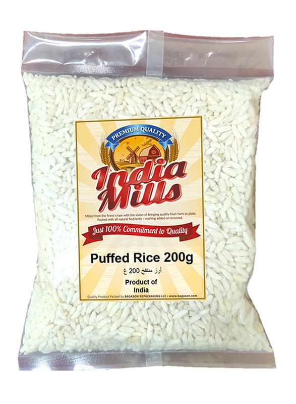 India Mills Puffed Rice, 200g