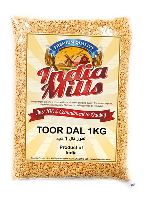 India Mills Toor Dal, 1 Kg