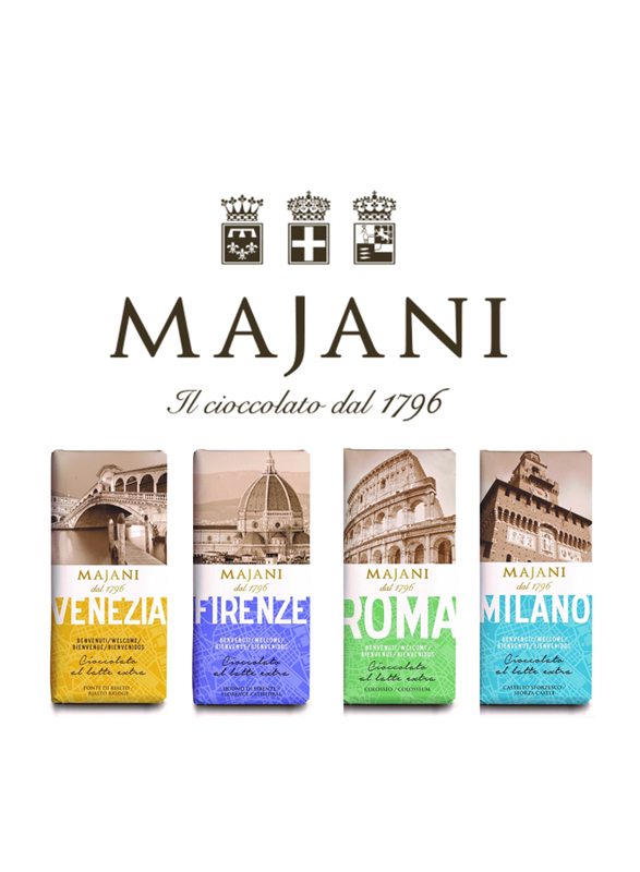 Majani 1796 Roma Extra Milk Chocolate Bar, 100g