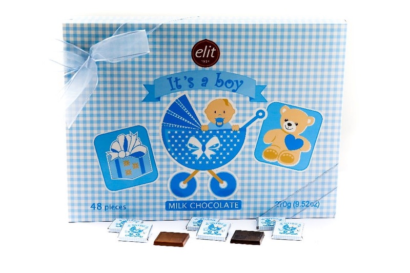 ELIT 1924 "It's a Boy" Milk Chocolate Box with bag, 270gm