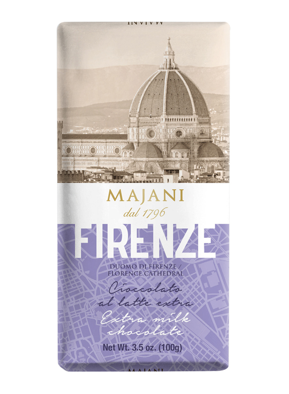 Majani 1796 Firenze Extra Milk Chocolate Bar, 100g