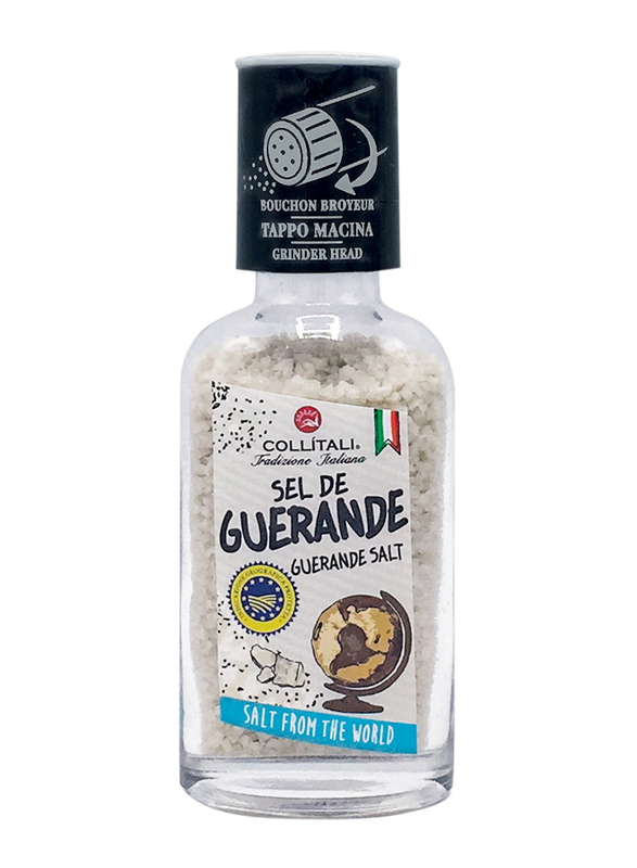 Collitali Sel De Guerande French Sea Salt with Grinder, 87g