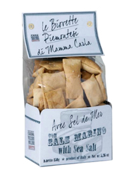 Casa Vecchio Mulino Biovette Piemontesi Italian Mini Flat Bread with Sea Salt, 150g