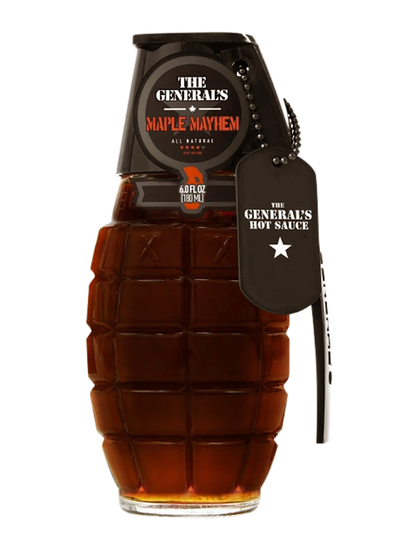 The General's Hot Sauce Maple Mayem Sauces, 180ml