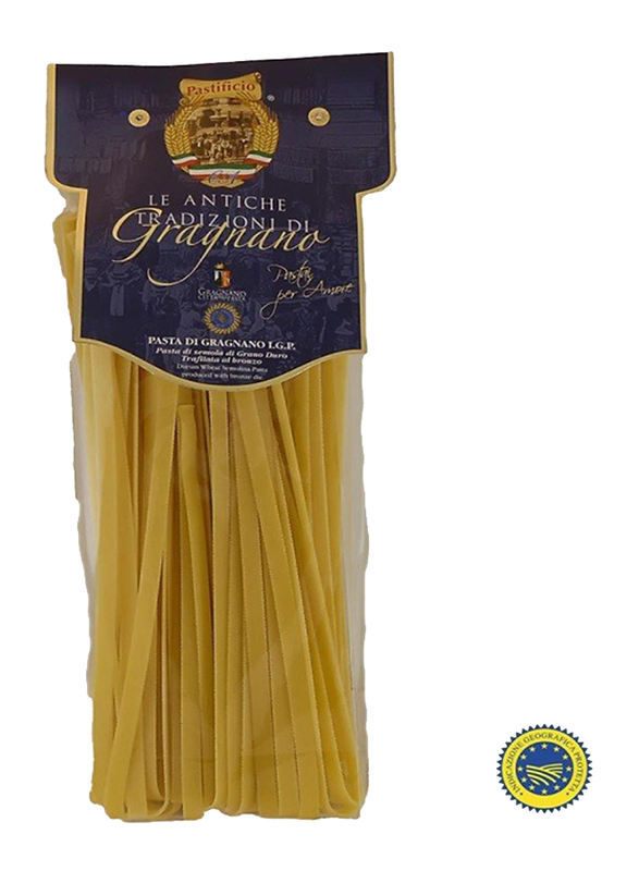 Antiche Tradizioni di Gragnano Durum Wheat Semolina Bronze Die Tagliatelle Pasta, 500g