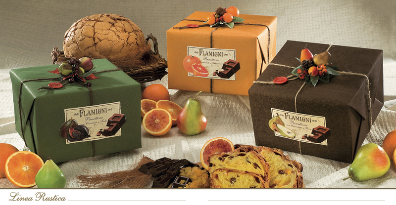 Flamigni Italian Sugar Iced Gourmet Panettone with Dark Chocolate Drops and Candied Fruits Figs Hand Wrapped, 1 Kg