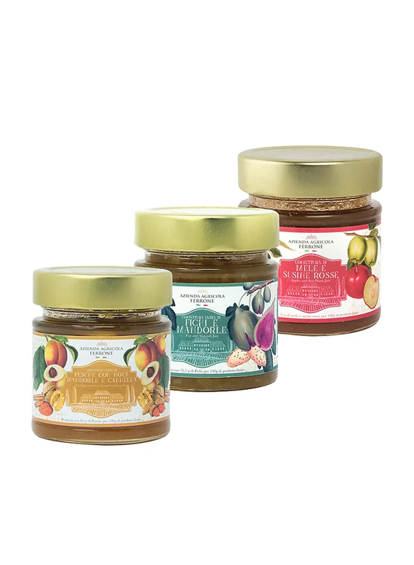 Tenuta Ferrone Extra Orange and Lemon Italian Gourmet Jam, 200g