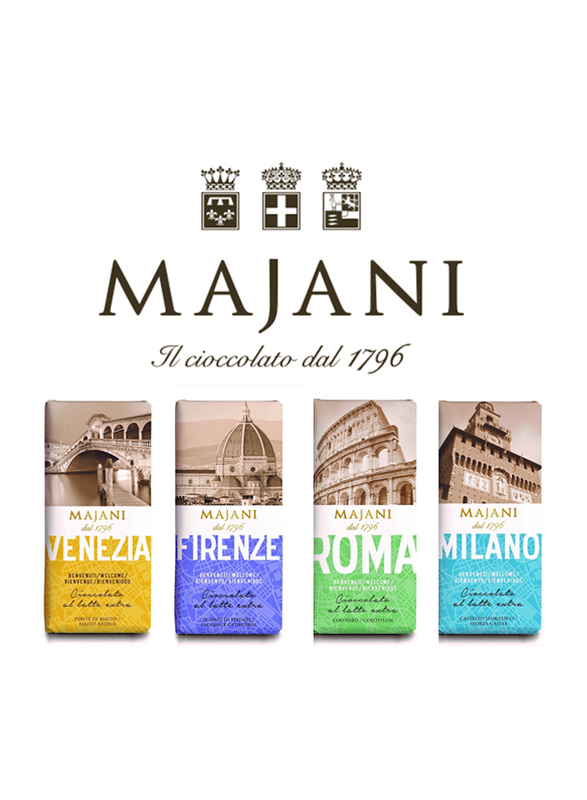 Majani 1796 Venezia Extra Dark Chocolate Bar, 100g