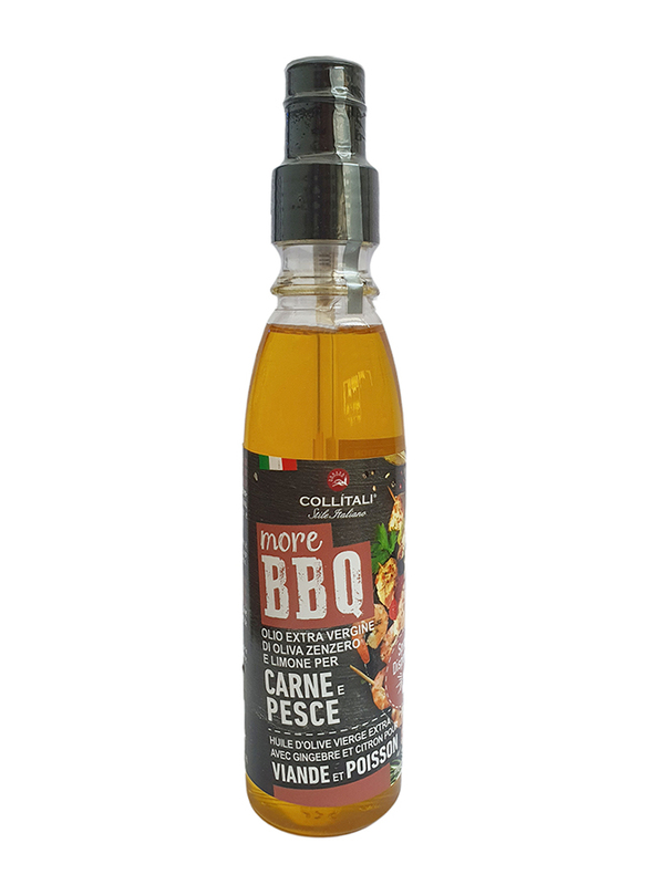 

More BBQ Ginger & Lemon Flavour Extra Virgin Olive Oil Spray for Meat and Fish, 150ml