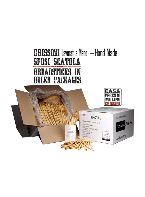 Casa Vecchio Mulino Italian Classic Stolen Long Breadsticks in Olive Oil, 4.2 kg