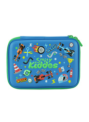 Smily Kiddos Single Compartment Pencil Case for Kids, Blue