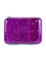 Smily Kiddos PVC Pencil Case for Kids, Purple