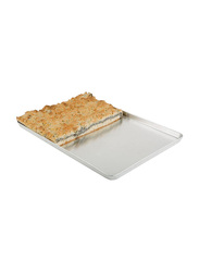 APS Germany 48cm Aluminium Rectangle Baking Tray, 13378, 48x32x2 cm, Silver