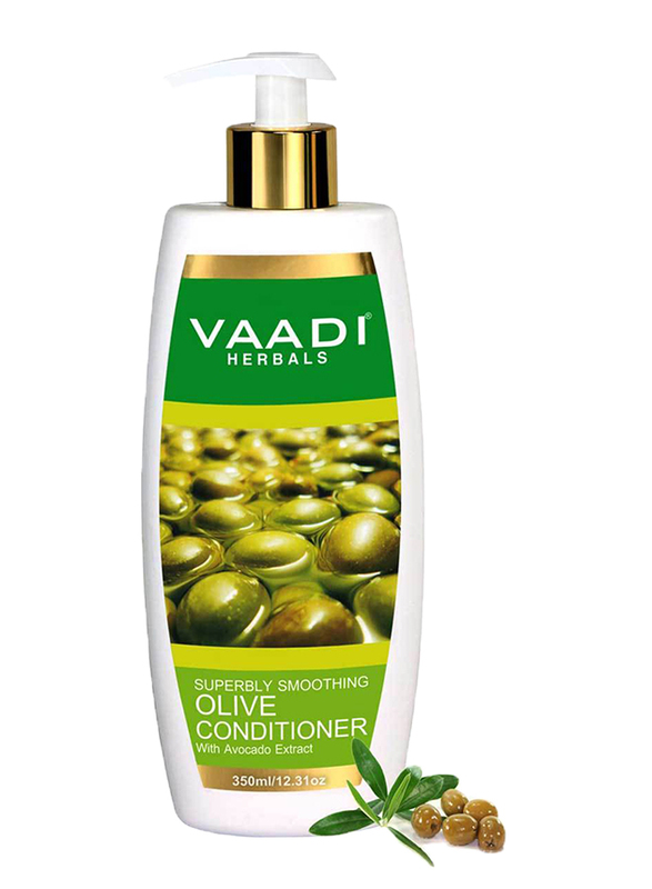 

Vaadi Herbals Superbly Smoothing Olive Conditioner, with Avocado Extract, 350ml