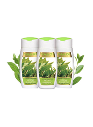 Vaadi Herbals Superbly Smoothing Organic Heena Shampoo, with Green Tea Extract for Dry and Frizzy Hair, 110ml, 3 Pieces