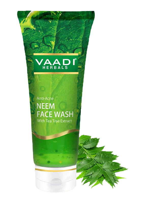 

Vaadi Herbals Anti-Acne Neem Face Wash, with Tea Tree Extract, 60ml