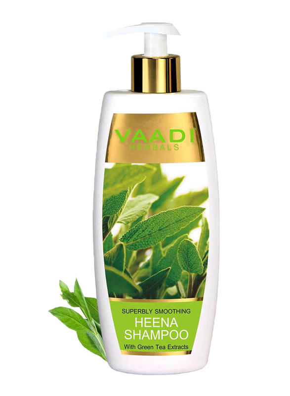 

Vaadi Herbals Superbly Smoothing Heena Shampoo, with Conditioners, 350ml