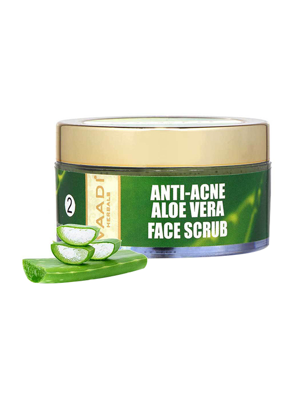 

Vaadi Herbals Anti Acne Organic Aloe Vera Scrub, 50gm