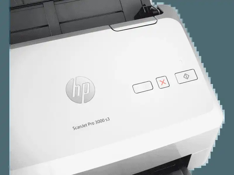 HP ScanJet Pro 3000S3 Sheet Feed Scanner, 600DPI, White