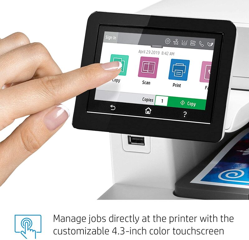 HP LaserJet Pro MFP M479FDN All-in-One-Printer, White